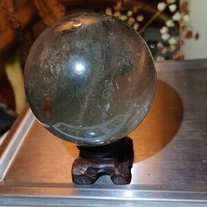 green Garden Phantom Quartz Sphere